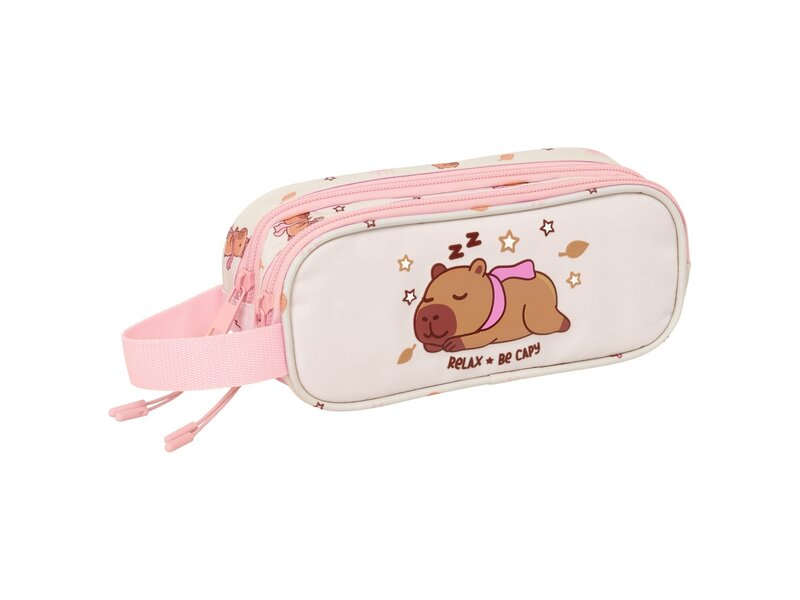 Safta Trousse à crayons - Capybara - 21 x 8 x 6 cm - Polyester