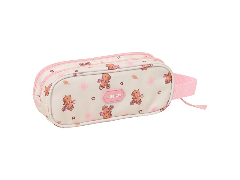 Safta Pencil case - Capybara - 21 x 8 x 6 cm - Polyester