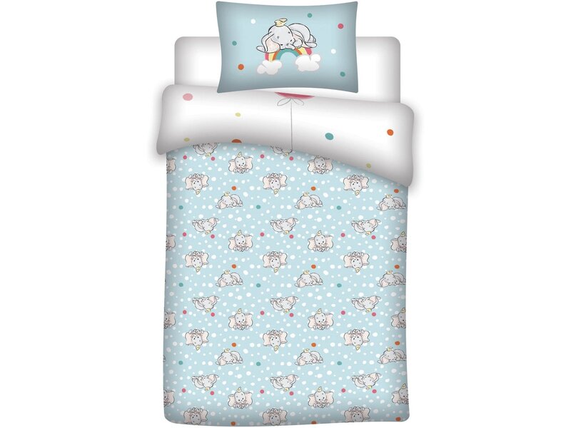Disney Dumbo BABY Duvet Cover - 100 x 140 + 40 x 60 cm - Cotton