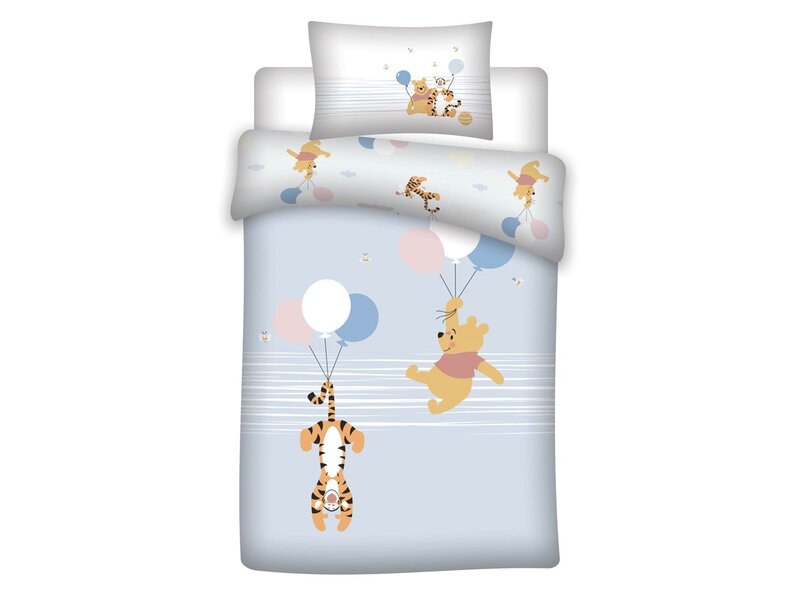 Disney Winnie the Pooh Housse de couette bébé - 100 x 140 + 40 x 60 cm - Coton