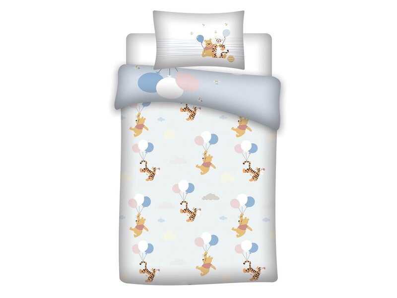 Disney Winnie the Pooh BABY Dekbedovertrek - 100 x 140 + 40 x 60 cm - Katoen