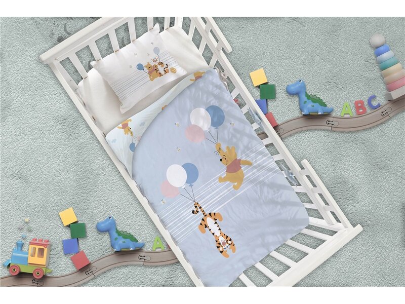 Disney Winnie the Pooh Housse de couette bébé - 100 x 140 + 40 x 60 cm - Coton