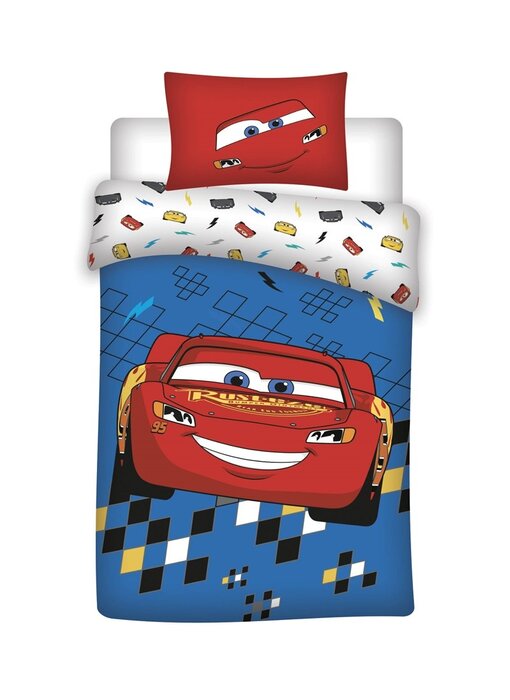 Disney Cars Baby-Bettbezug 100 x 140 + 40 x 60 cm, Baumwolle