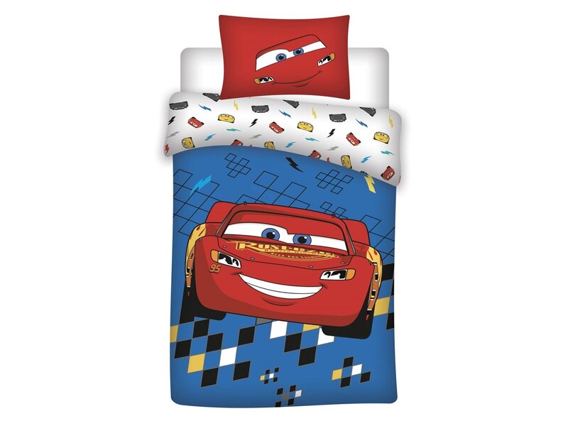 Disney Cars Baby-Bettbezug – 100 x 140 + 40 x 60 cm – Baumwolle