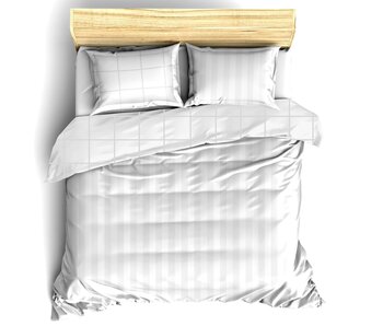 De Witte Lietaer Duvet cover Cotton Satin Zygo Silver 200 x 220 cm