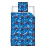 SpiderMan dekbedovertrek 140x200cm/65x65cm polyester/katoen - eenpersoons 140x200cm