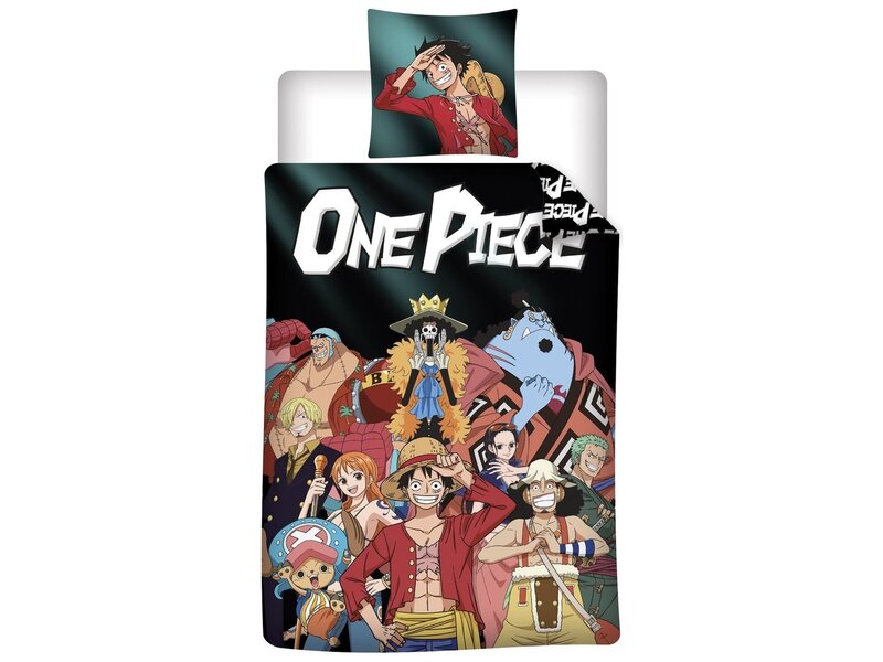 One Piece dekbedovertrek 140x200/65x65cm - Polycotton