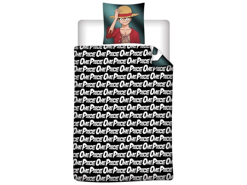 One Piece dekbedovertrek 140x200/65x65cm - Polycotton