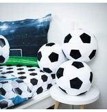 Jerry Fabrics Dekoratives Kissen 3D-Fußball – ca. 30 cm – Polyester