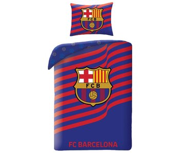 FC Barcelona Dekbedovertrek Stripes 140x200cm katoen