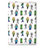 Minecraft Hoeslaken 200x90cm jersey katoen