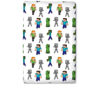 Minecraft Hoeslaken jersey 200x90cm katoen