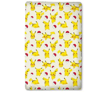 Pokémon Drap-housse en coton 200x90cm