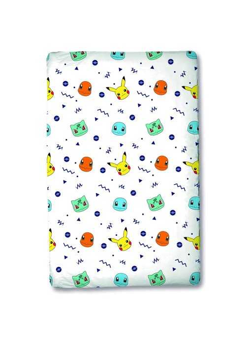 Pokémon Jersey-Spannbettlaken 200x90cm aus Baumwolle