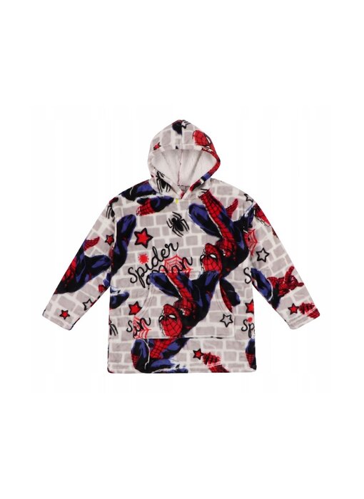 SpiderMan Hoodie Fleece deken Spider Kind (7 - 14 jaar) Polyester