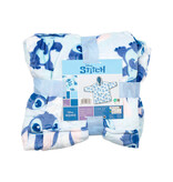 Disney Lilo & Stitch Hoodie-Fleecedecke, Blue Flower – Kind – Einheitsgröße (7–14 Jahre) – Polyester