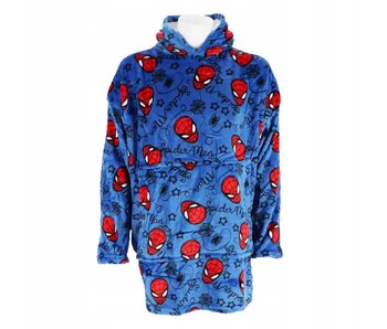 SpiderMan Hoodie Fleecedecke True Hero - Kind (Einheitsgröße)