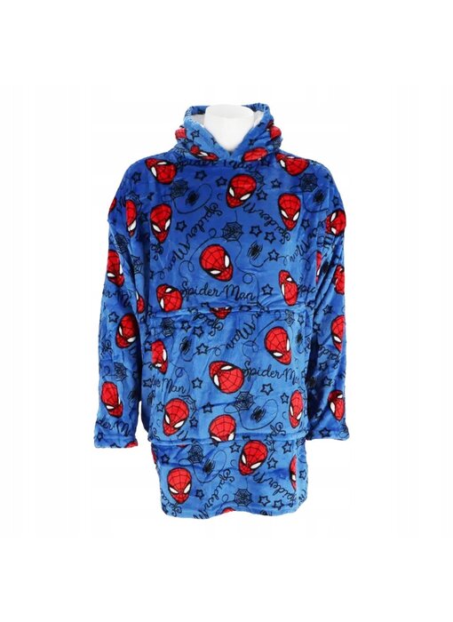 SpiderMan Hoodie Fleece deken True Hero - Kind  (One Size)