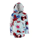 Marvel Hoodie-Fleecedecke, Spidey – Kind (Einheitsgröße) – Polyester