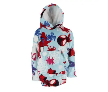 Marvel Hoodie-Fleecedecke Spidey - Kind (Einheitsgröße) Polyester