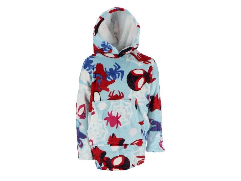 Marvel Hoodie-Fleecedecke, Spidey – Kind (Einheitsgröße) – Polyester