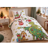 The Grinch Housse de couette Dr Seuss - 140x200/70x90cm - Coton