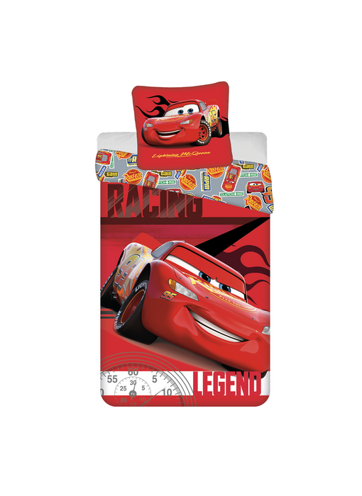 Disney Cars Legend Bettbezug – 140 x 200 cm / 60 x 70 cm – Baumwolle