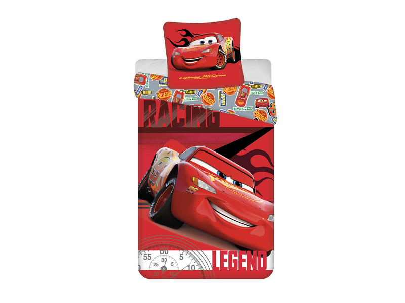 Disney Cars Legend Bettbezug – 140 x 200 cm / 60 x 70 cm – Baumwolle