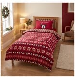 Disney Mickey Mouse Dekbedovertrek Chrismas 140x200/65x65cm - katoen flanel
