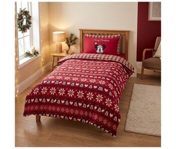 Disney Mickey Mouse Duvet cover Christmas 140x200cm cotton flannel