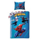 Spider-Man Dekbedovertrek Spider-Verse 140x200/70x90cm - katoen