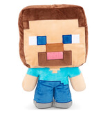 Minecraft Pluche Pillow Steve 30x30cm polyester - sierkussen 30/30cm