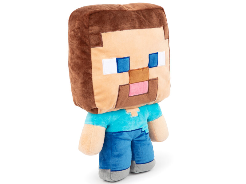Minecraft Pluche Pillow Steve 30x30cm polyester - sierkussen 30/30cm