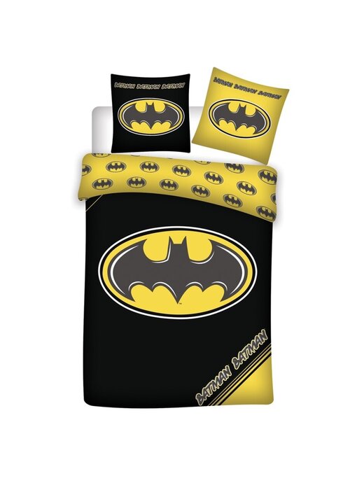 Batman Dekbedovertrek Logo 140x200 polycotton