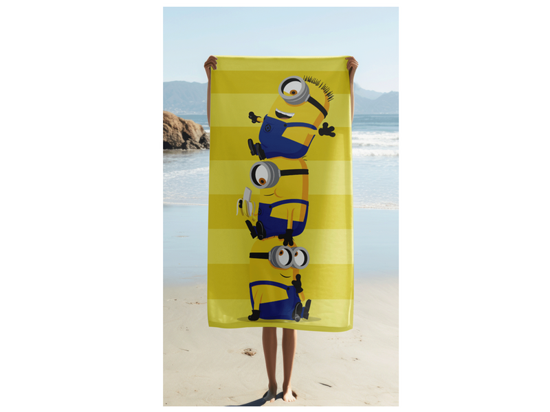 Minions Beach Towel - Tower - 70 x 140 cm - Cotton