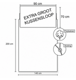 Kerst Dekbedovertrek - Gingerbread Man Magic - 140x200/70x90cm - Polycotton