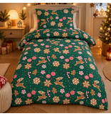 Kerst Gingerbread Man Magic Duvet Cover 140x200/70x90cm - Polycotton