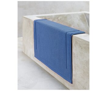 De Witte Lietaer Tapis de bain Contessa Denim Bleu 70x120cm Coton