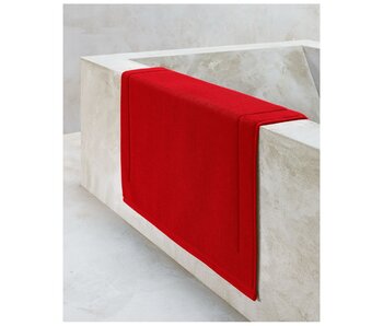 De Witte Lietaer Bath mat Contessa Scarlett Red 60x100cm cotton