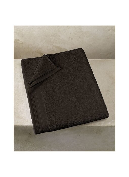 De Witte Lietaer Serviette de bain Contessa anthracite 100x150cm en coton