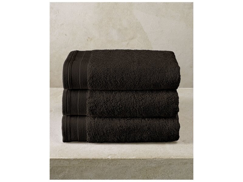 De Witte Lietaer Contessa Towels - 50x100cm - 3 pieces - cotton - anthracite
