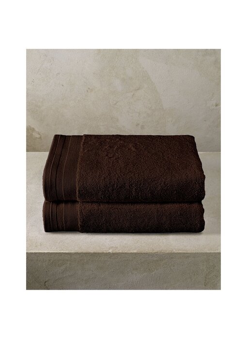 De Witte Lietaer Contessa Duschtücher 70x140cm Baumwolle Brownie 2 Stück