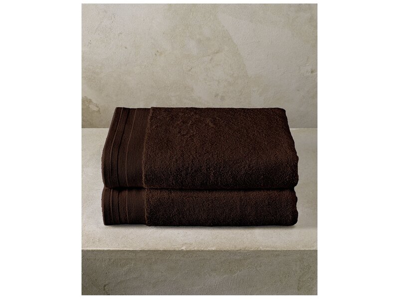 De Witte Lietaer Douchelakens Contessa Brownie - 70x140cm - 2 stuks - Katoen