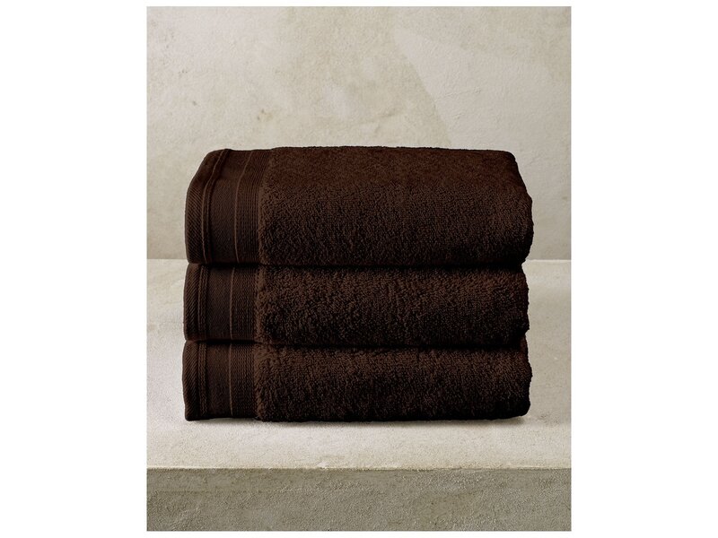 De Witte Lietaer Handdoeken Contessa Brownie - 50x100cm - 3 stuks - katoen
