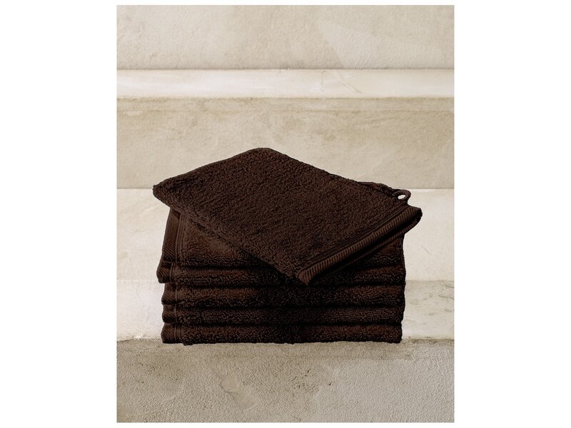 De Witte Lietaer Contessa Brownie Waschlappen – 16 x 21 cm – 6 Stück – Baumwolle