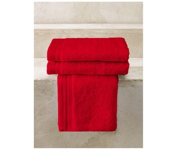 De Witte Lietaer Gastendoekjes Contesssa 40x60cm katoen scarlett red 3 st.