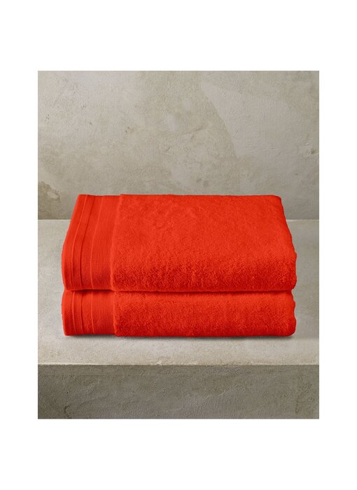 De Witte Lietaer Contessa Spicy Orange Shower Towels 70x140cm Cotton 2 pcs.