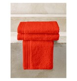 De Witte Lietaer Serviettes d'invités Contessa Orange Épicée - 40 x 60 cm - Lot de 3 - Coton