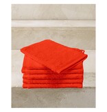 De Witte Lietaer Contessa Waschlappen, würzig-orange, 16 x 21 cm, Baumwolle, 6 Stück