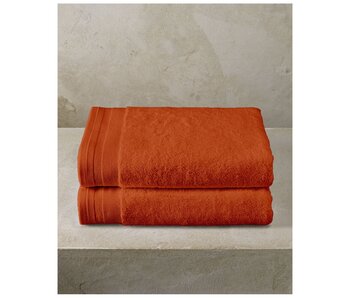 De Witte Lietaer Duschlaken Contessa Terra di Sienna 70x140cm 2 Stück